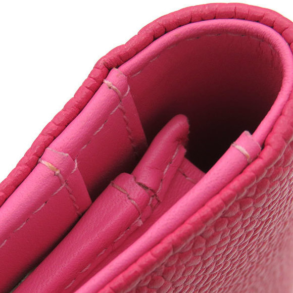 Chanel long wallet coco button flap wallet pink coco mark - Picture 6 of 10
